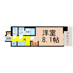 プレサンス大須観音駅前の物件間取画像